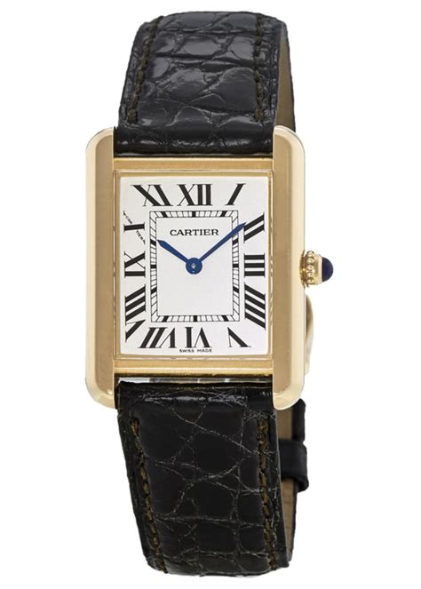 cartier tank watch women's|pre owned cartier tank solo.